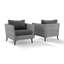 Chaise de patio avec coussins Mosier