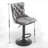 Swivel Velvet Barstools Adjusatble Seat Height From 25-33 Inch,17.7Inch Base, Modern Upholstered Bar Stools Set Of 2