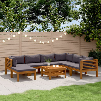 Ebern Designs 8 Piece Lounge Sectional Seating Group