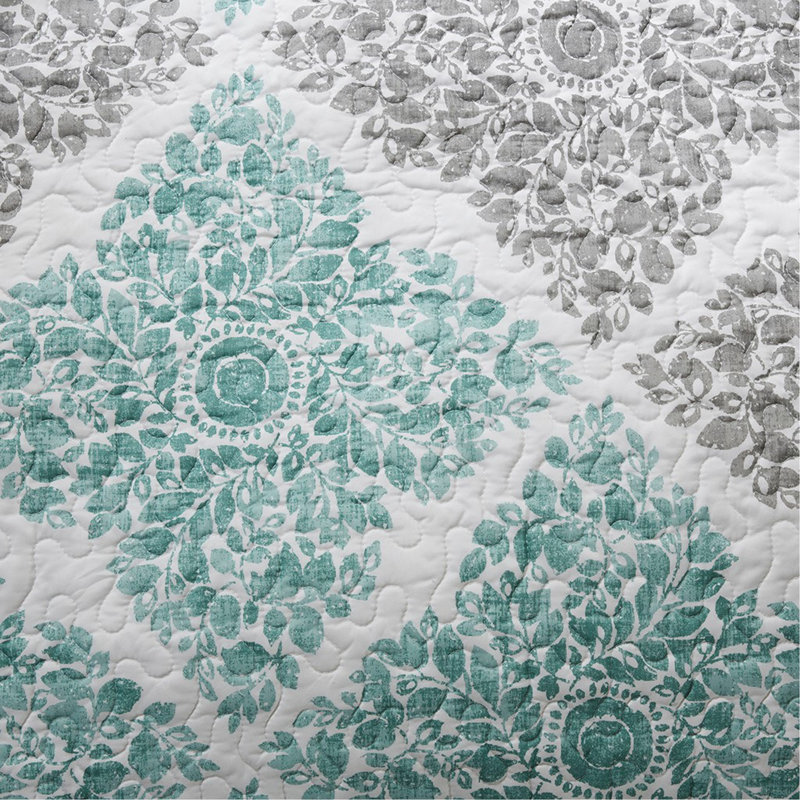 Ensemble de housse de lit de jour réversible 6 pièces Aqua