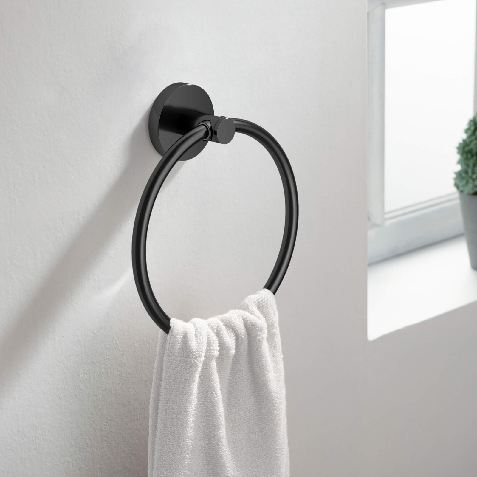 4 - Piece Bathroom Hardware Set, Matte Black
