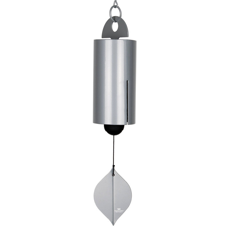 Carillon Heroic Windbell ™, H 24 po x l 4 po x P 4 po, Gris havre
