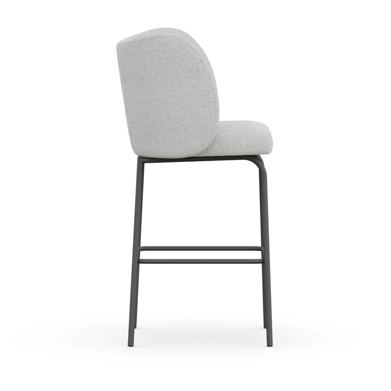 Conroe Yes Stool with Metal Frame, Bar Stool (29.9" Seat Height)