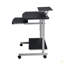 Chariot d'ordinateur compact avec rangement