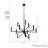 Sunjai 12 Light 3-Tier Sputnik Modern Linear Chandelier-99469281