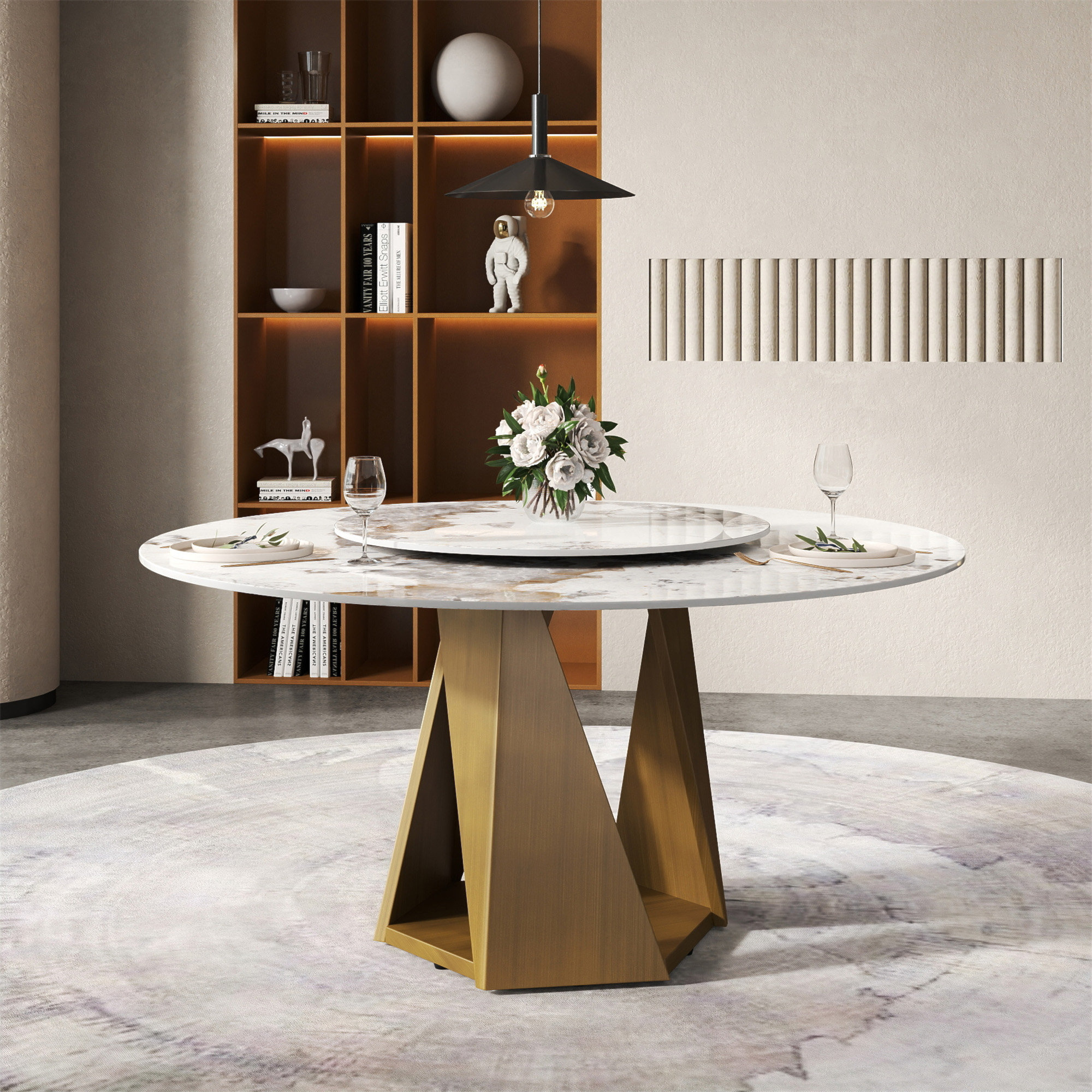 Round Marble Dining Table: Elegant Centerpiece for Stylish Homes
