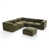 Velours vert olive est en rupture de stock
