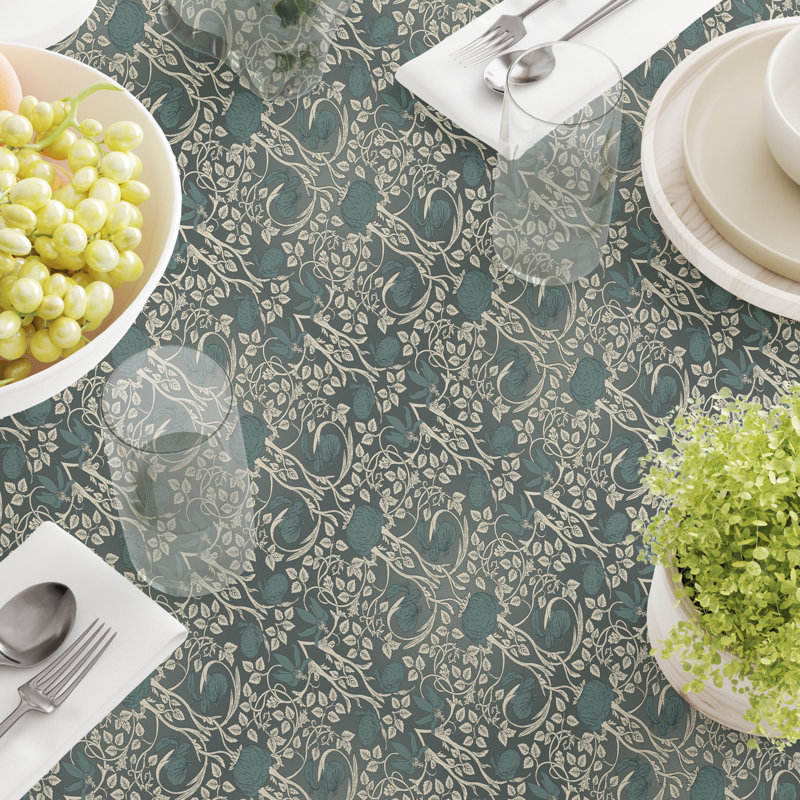 Fabric Textile Products, Inc. Rectangular Tablecloth, 100% Cotton, Floral 49, 60" x 84"