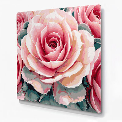 «Botanical Desert Rose», art mural en métal