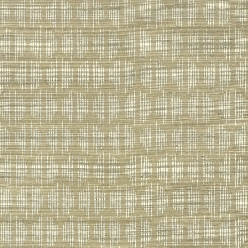 Schumacher x David Oliver Ovington Sisal Wallpaper, Sage