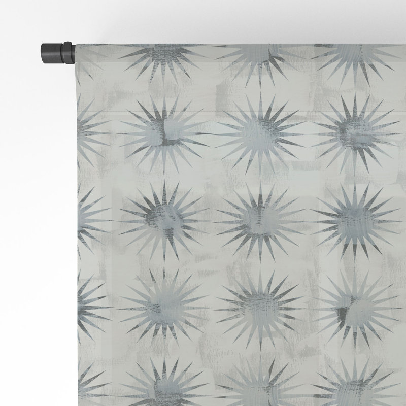Panneau de rideau transparent Schatzi Brown Aviana Starburst