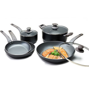 8 - Piece Non-Stick Aluminum Cookware Set