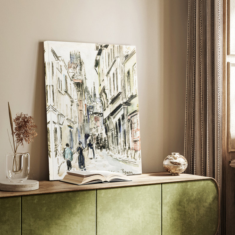 Framed On Canvas Set, 37" H x 25" W