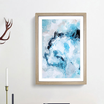 Reflecting on the Love in Abstract - Picture Frame Graphic Art Print