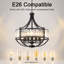 Lustres campagnards en cristal