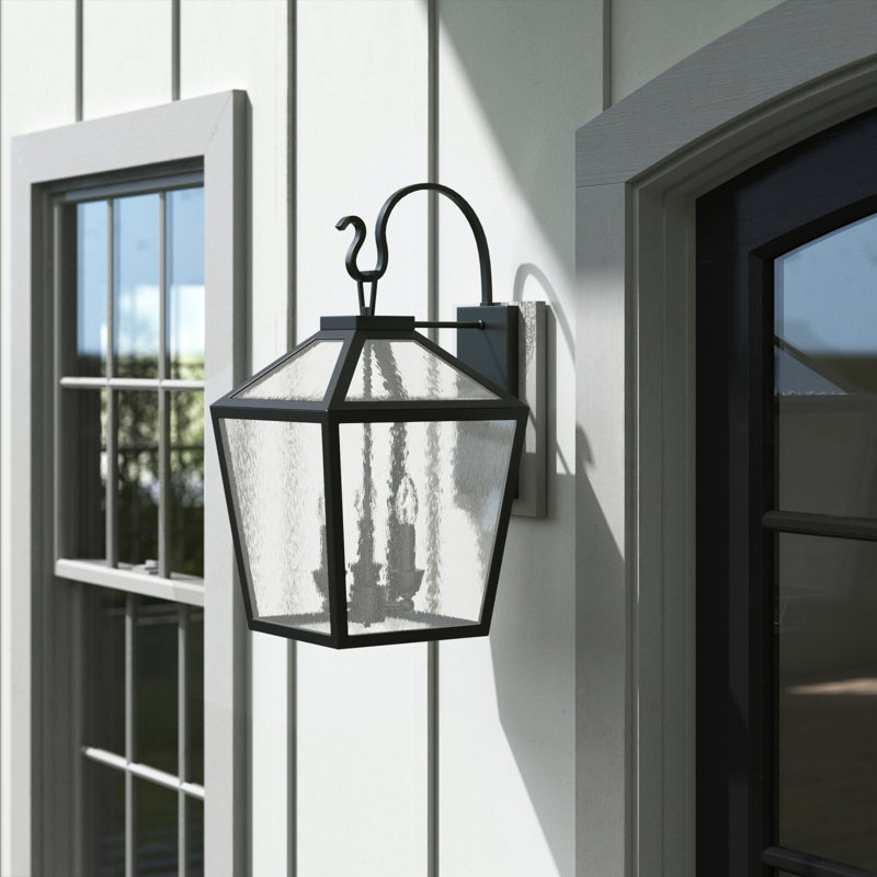 Ricardo 3-Light Outdoor Wall Lantern, 23.5" H x 12" W x 12" D