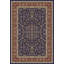 Tapis traditionnel traditionnel floral bleu marine-16355520