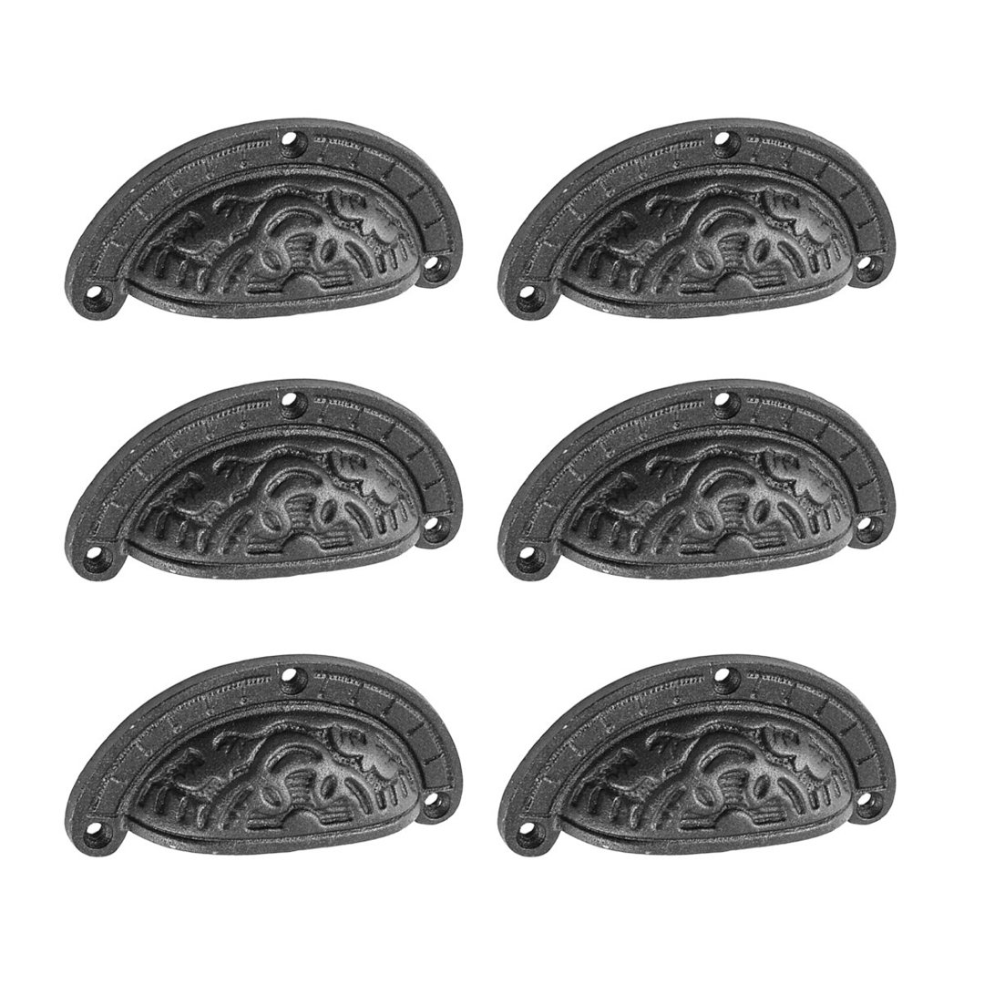 Cabinet Iron 3 1/4" Center Cup/Bin Pull Multipack (Set of 6) The Renovators Supply Inc.