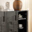 Armoire de rangement moderne en bois massif