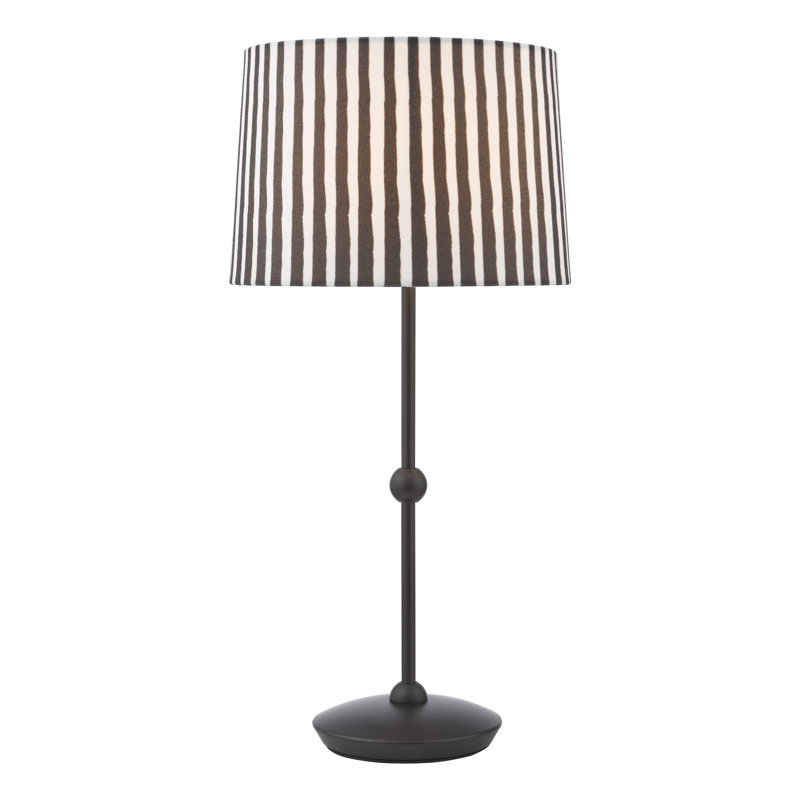 Metal Table Lamp Lamp, Black, Black