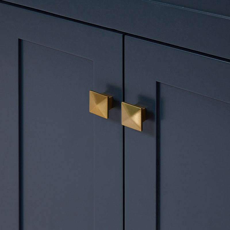 Ensemble de meuble-lavabo simple 49 po Partham, Bleu minuit