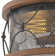 Inlight 2-Light Farmhouse 13''W Outdoor Flush Mount Ceiling Light, Bulb Not Included