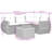 Vidaxl Garden Sofa Set Black