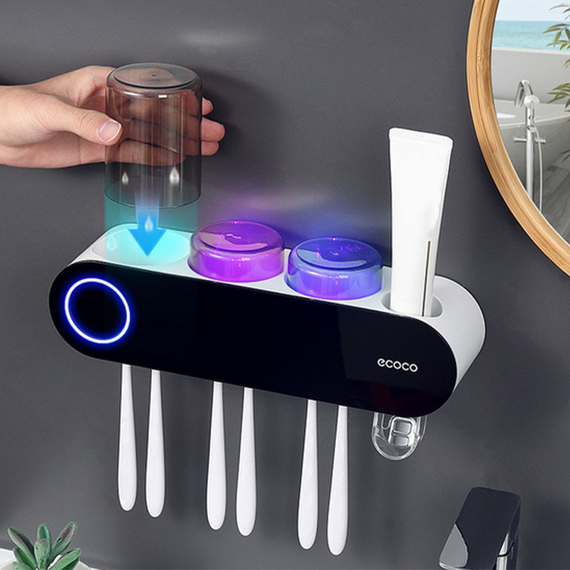 Brosse à dents multi-fonctionnelle Rack New, Noir