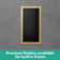 XtraStoris Individual Wall Niche Matte Black with Design Frame 15.38" x 9.5" x 4"