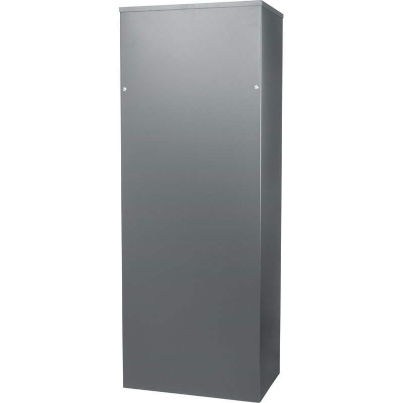 Large Black Steel Parcel Drop Box with Key Lock