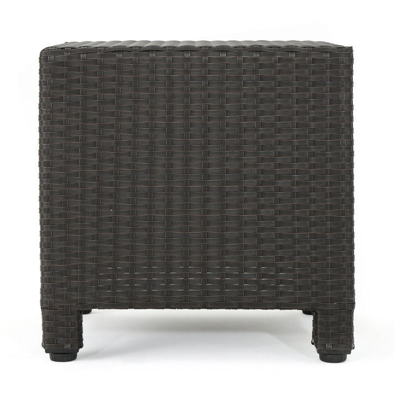 PUERTA Accent Table, Dark Brown
