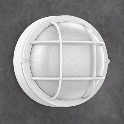 Fixation murale à DEL pour l'extérieur avec abat-jour en verre givré, à intensité variable, 3000 K, 900 lumens