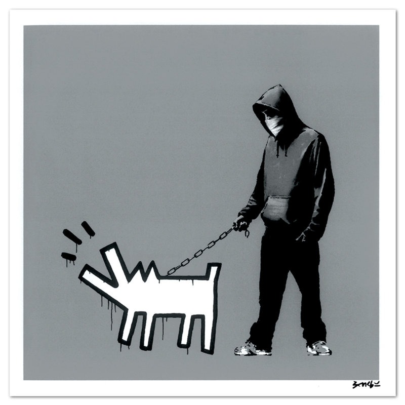 Choose Your Grey Weapon by Banksy - No Frame Painting on Plastic / Acrylic