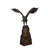 Eagle Landing On A Rock Bronze Statue - Size: 51"L X 36"W X 58"H.
