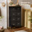 Commode pour chambre d'enfant avec rangement et commode blanche et noire-1816878425