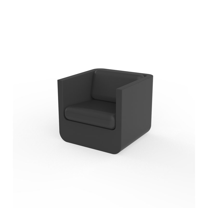 Ulm - Resin Lounge Chair - Basic, Anthracite