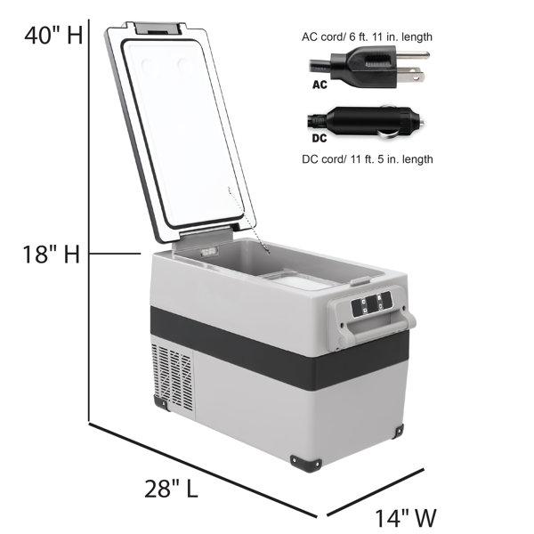 Costway 55 Quart Cooler Portable Ice Chest w/ Cutting Board Basket for - See Details - White