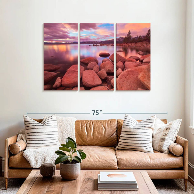 Alvord, teinte rose du lac Tahoe, H 36 po x l 57 po