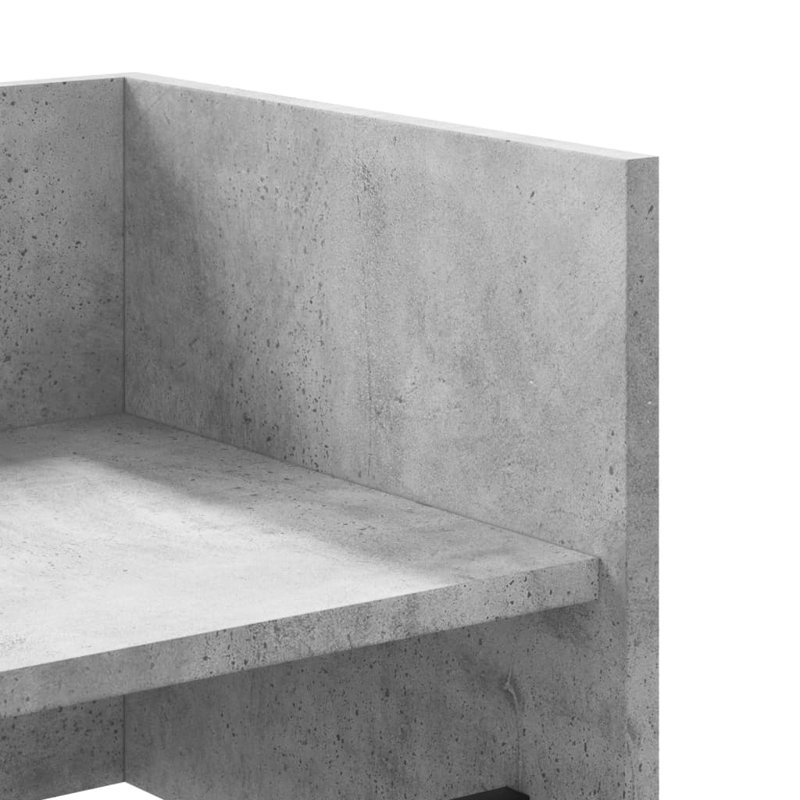 Robbert Floating Shelf, 30.5cm H x 100cm W x 35cm, Concrete Grey