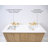 Varna 60'' Double Bathroom Vanity with Top-2115193810-2114598989