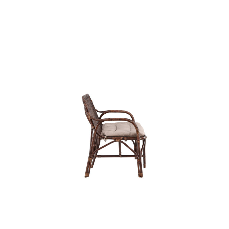 Charlestown 62cm Long Sun Lounge with Cushions