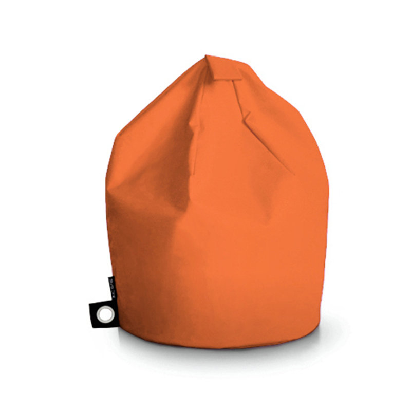 Polyester Outdoor Friendly Refillable Classic Bean Bag, Orange