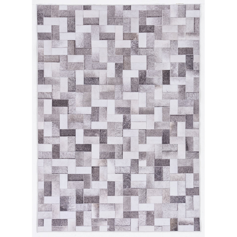 Tapis gris / noir Jameown, Rectangle 3 pi x 5 pi