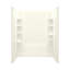 Ensemble de douche rectangulaire sans cadre de 60 po x H 75,75 po avec porte-serviettes et base inclus-35583381-35583383