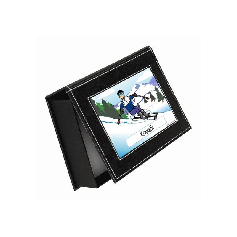 Boîte à mémoire skieur personnalisée ntt snow