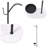 71" Modern Minimalist Multifunctional Standing Clothes Coat Rack With Marble Base-750555656