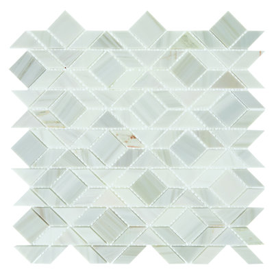 Carreau de mosaïque en pierre naturelle 13 po x 13 po Pietra Divina