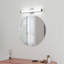 Lumière de meuble-lavabo noir - lumières de meuble-lavabo modernes de 25 po pour salle de bain - lumières de salle de bain 14W à DEL sur miroir blanc froid 6000k-1547190063-1547190062