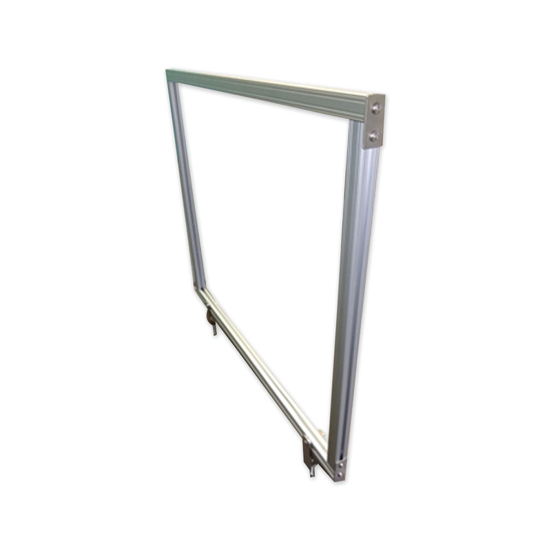 Frosted Acrylic Desktop Partition Screen with Aluminum Frame