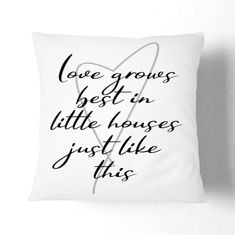 Square Cushion, 40cm H x 40cm W x 15cm D, Black